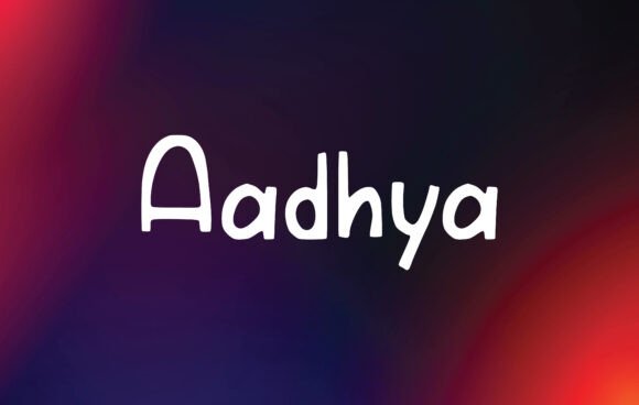 Aadhya: The Handwritten Font That Elevates Your Brand