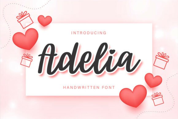 Adelia Script: A Font That Breathes Life Into Your Creations