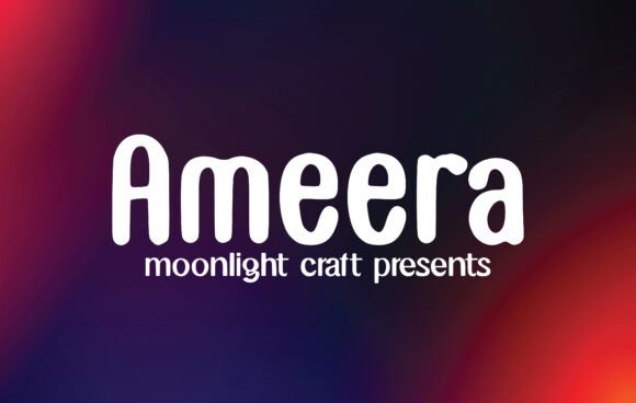 Ameera: A Script Font That Elevates Brand Campaigns