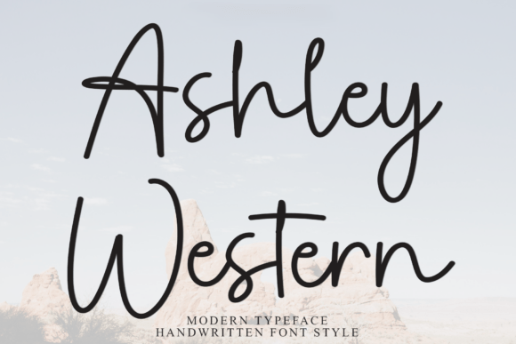 Ashley Western: A Script Font for Digital Design