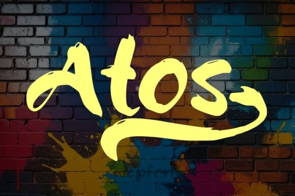 Atos: A Script Font That Breathes Life Into Your Craft