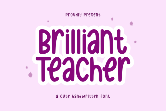 Brilliant Teacher: A Handwritten Font for Web Design