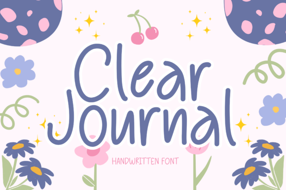 Clear Journal: A Handwritten Font for Creative Crafters