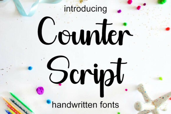 Counter Script: A Versatile Script Font for Editorial Design