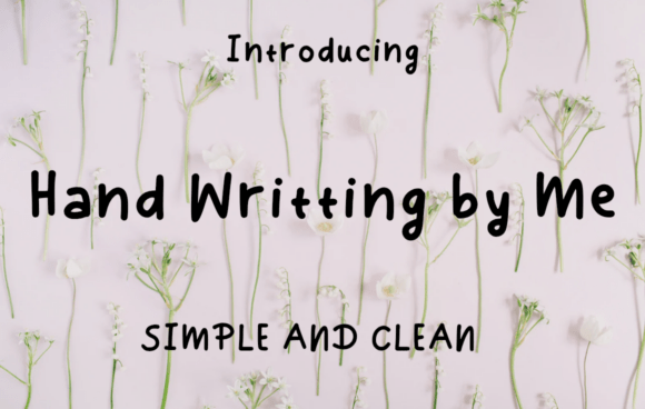 Hand Writting by Me: The Perfect Font for Handmade Creators