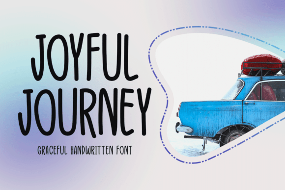Joyful Journey: A Script Font for Editorial Elegance