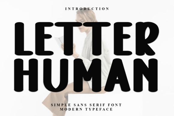 Letter Human: A Script Font for Crafters and Product Creators
