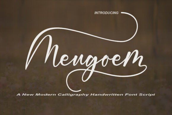 Meugoem: A Script Font for Editorial Elegance