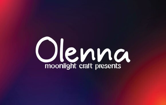 Olenna: A Handwritten Font That Breathes Life Into Your Creations