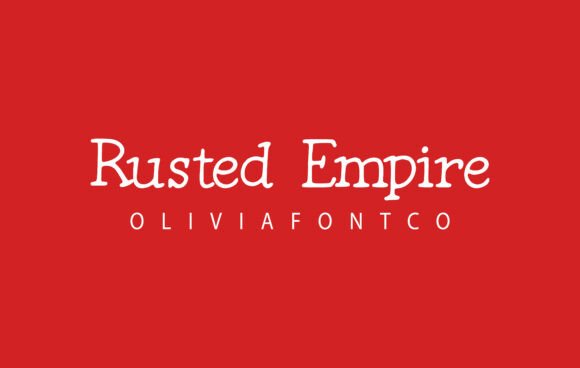 Rusted Empire Font for Handmade Creators