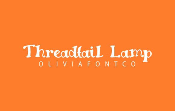 Threadtail Lamp: A Script Font for Creative Web Design